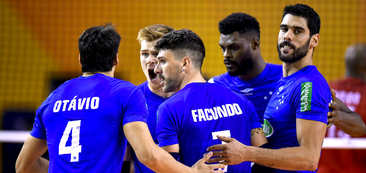 Cruzeiro sofre primeira derrota no Mundial de Clubes de Vôlei