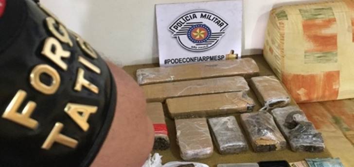 Polícia apreende 5kg de maconha em Votuporanga 