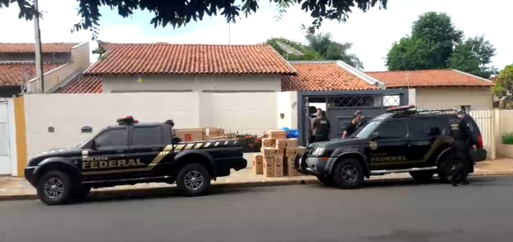 PF faz apreensão de cigarros contrabandeados em Santa Fé do Sul 
