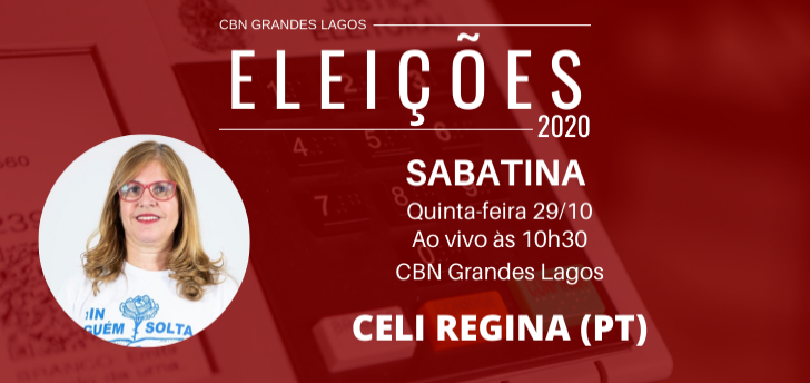 Sabatina CBN: candidata Celi Regina do PT 