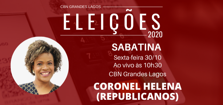Sabatina CBN: candidata Coronel Helena do Republicanos 