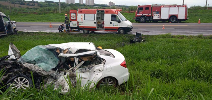 Idoso morre após colisão em rodovia de Olímpia