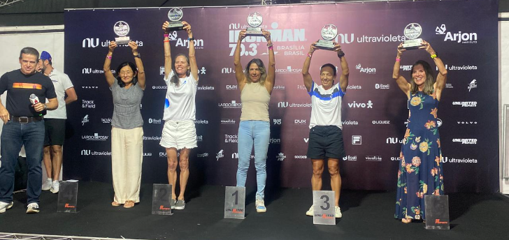 Triatleta de Rio Preto vence Iroman 70.3 em Brasília