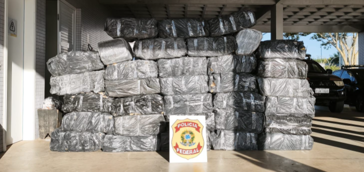 Polícia Federal apreende cerca de 1,1 tonelada de maconha na região de Rio Preto
