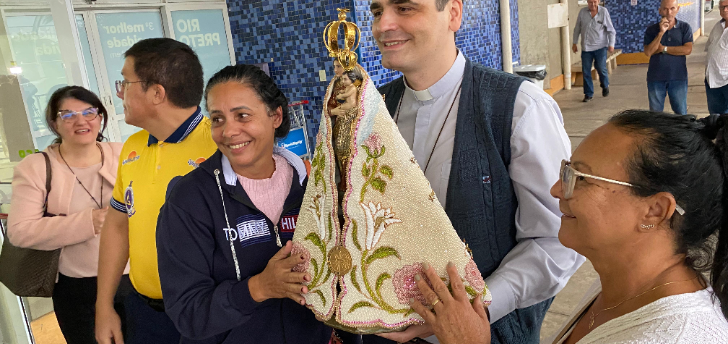 Imagem Peregrina de Nossa Senhora de Nazaré chega a Rio Preto