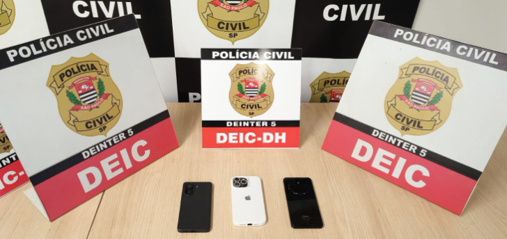 Operação apreende celulares para investigar homicídio em Rio Preto