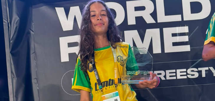 “Me dediquei demais”, diz Joana após vice-campeonato da Copa do Mundo de patins