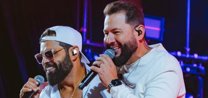 Gravação do DVD da dupla Diego e Arnaldo agita Rio Preto 